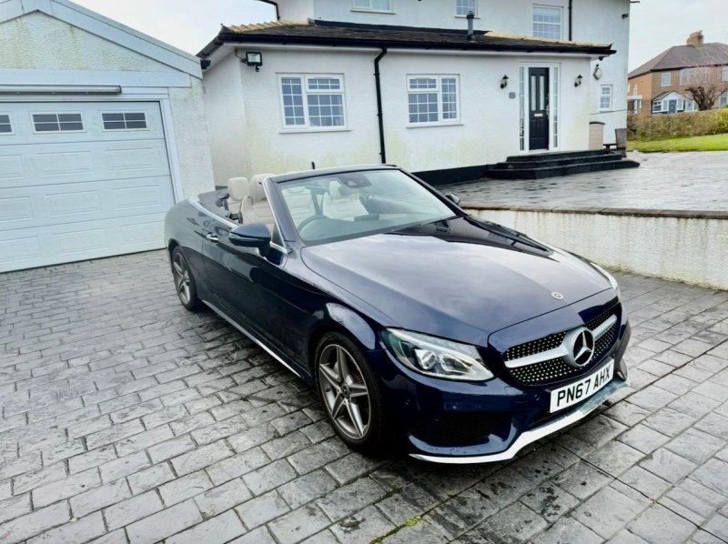 View MERCEDES-BENZ C CLASS 2.1 C220d AMG Line Cabriolet G-Tronic+ Euro 6 (s/s) 2dr